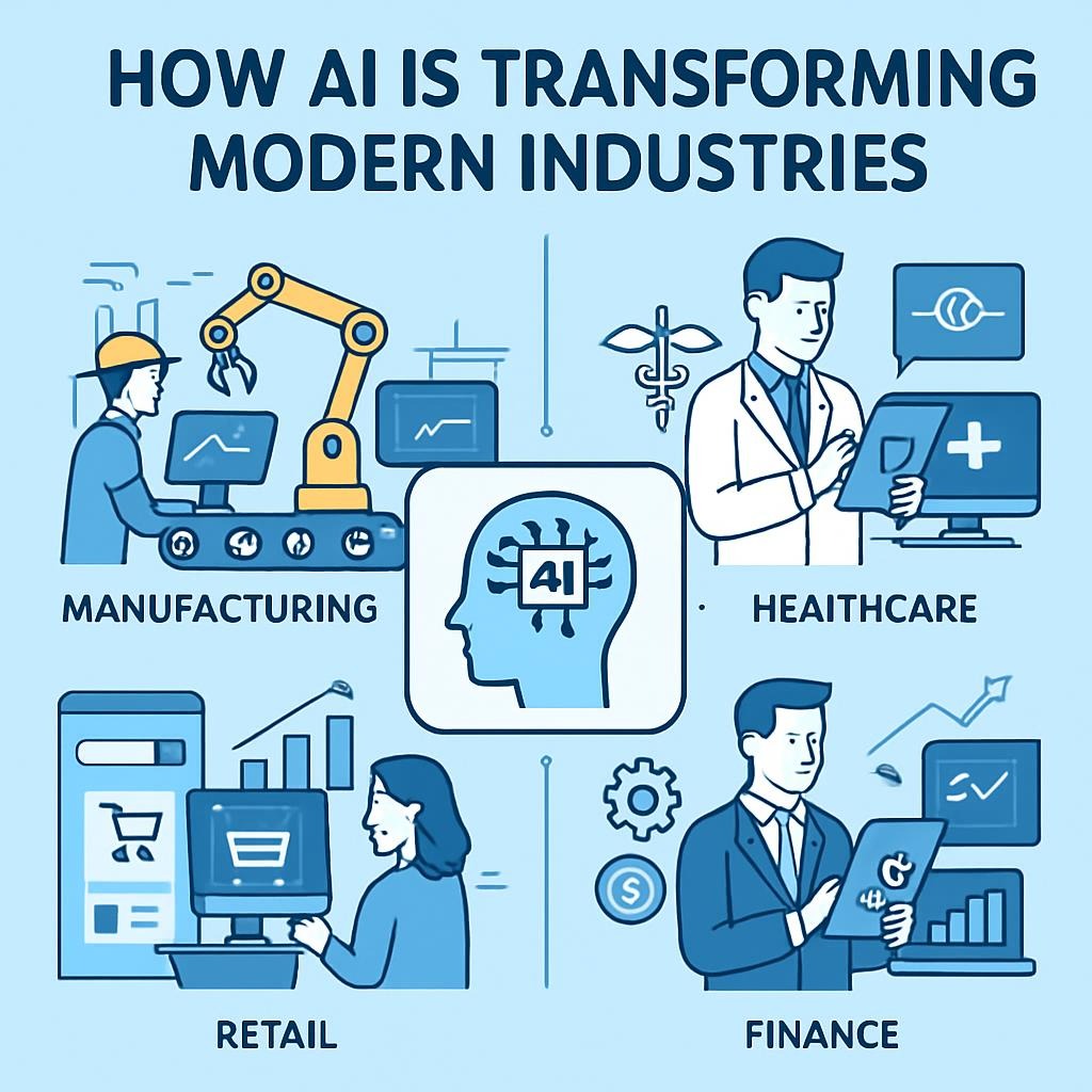 How AI is Transforming Modern Industries