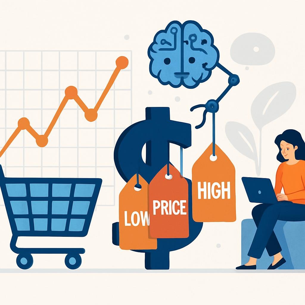 Dynamic pricing strategies with AI